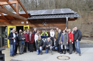 Der Folklorekreis Gütersloh im Besucherbergwerk Grube Silberhardt. 